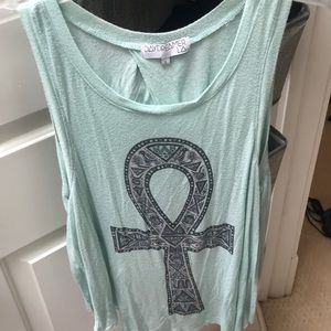 Green, super soft, open back tank  UO Daydreamer